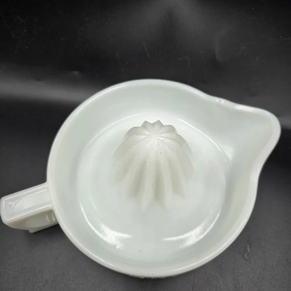 Vintage 1950's White Milk Glass 